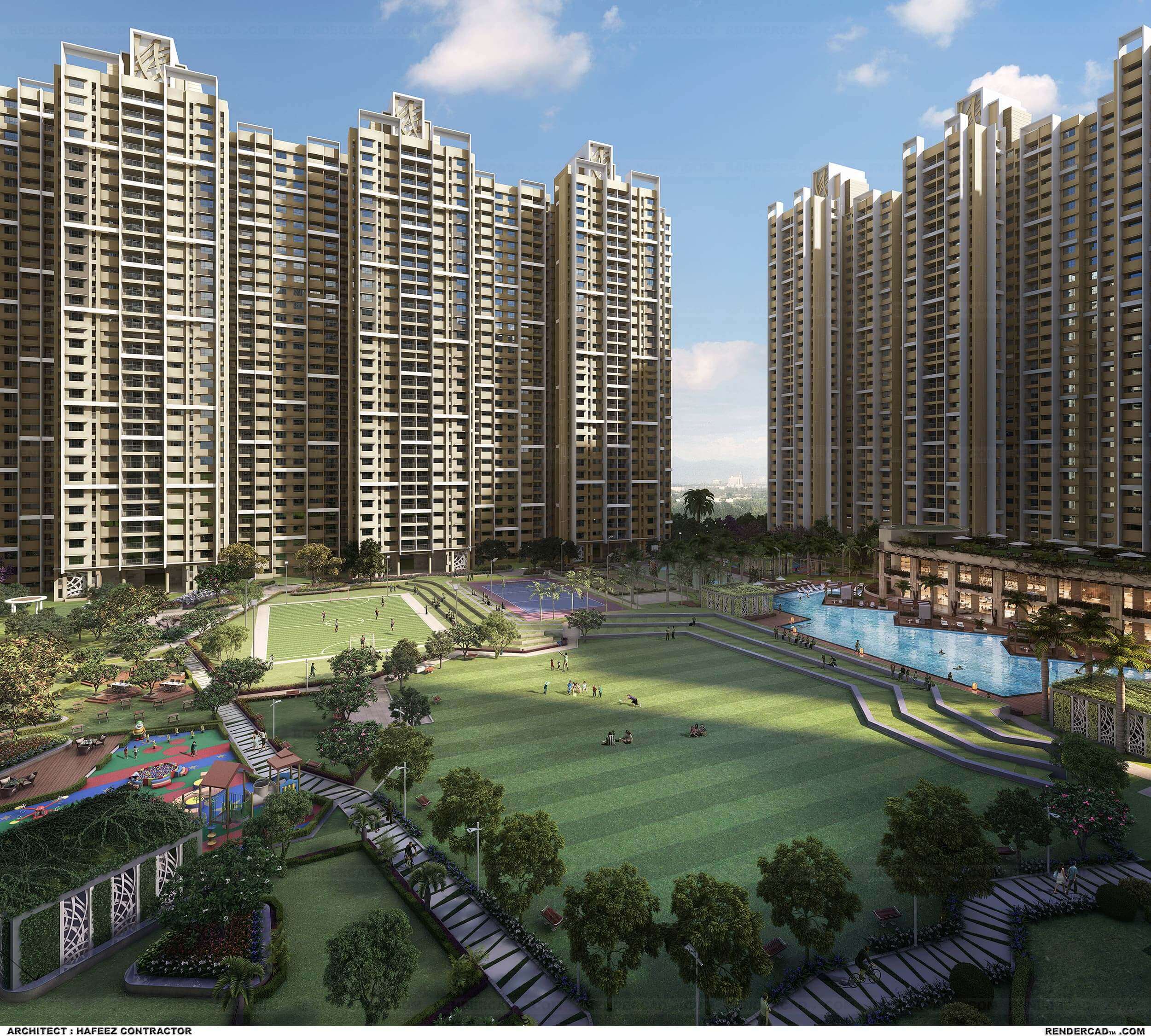 Representation of connectivity from Embassy Park Panvel